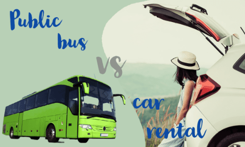 Car Rental vs Public Transportation in Crete
